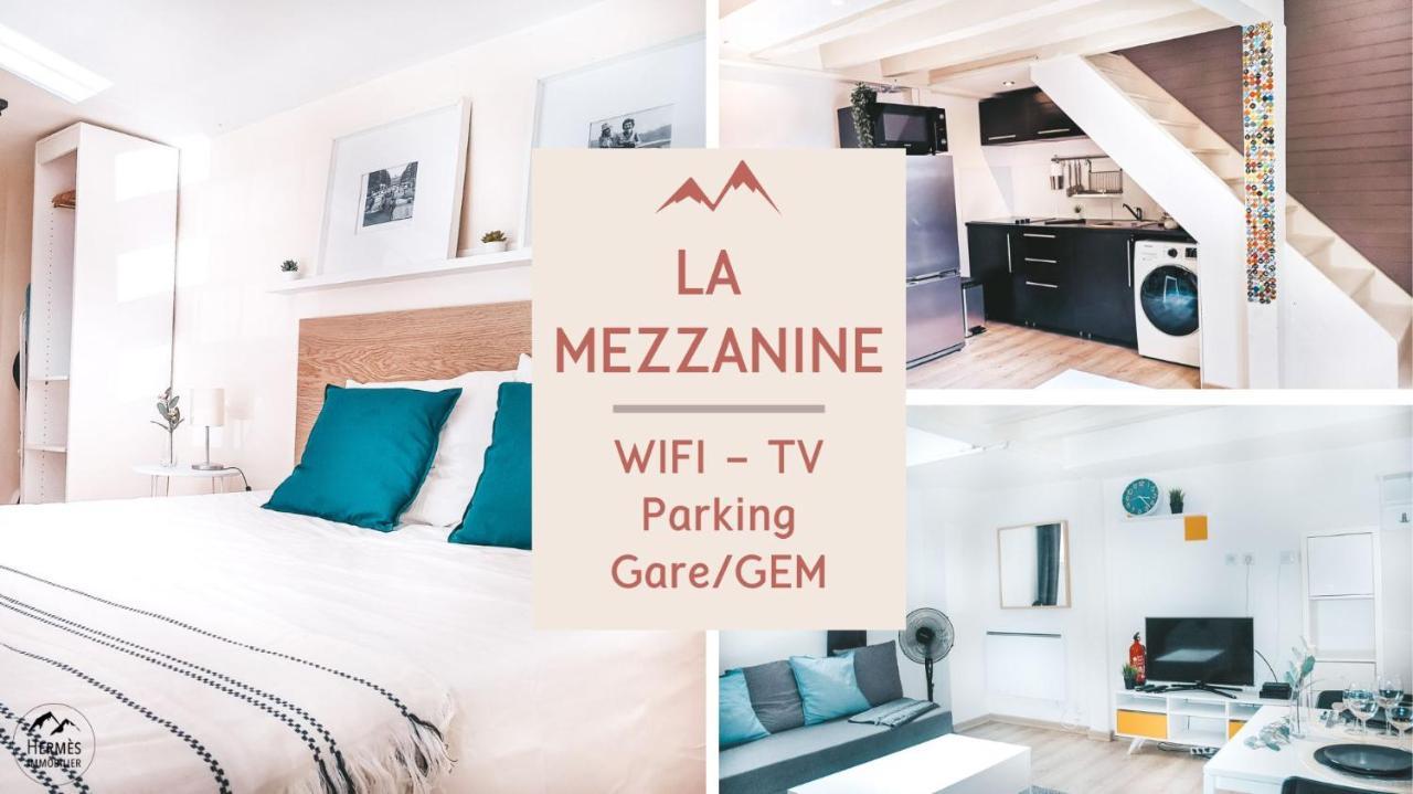La Mezzanine - Grenoble Centre Gare - Appartement Et Parking Eksteriør billede